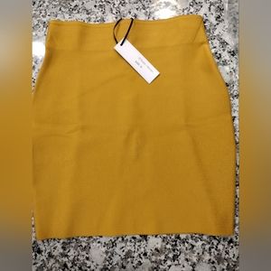 Small mustard skirt